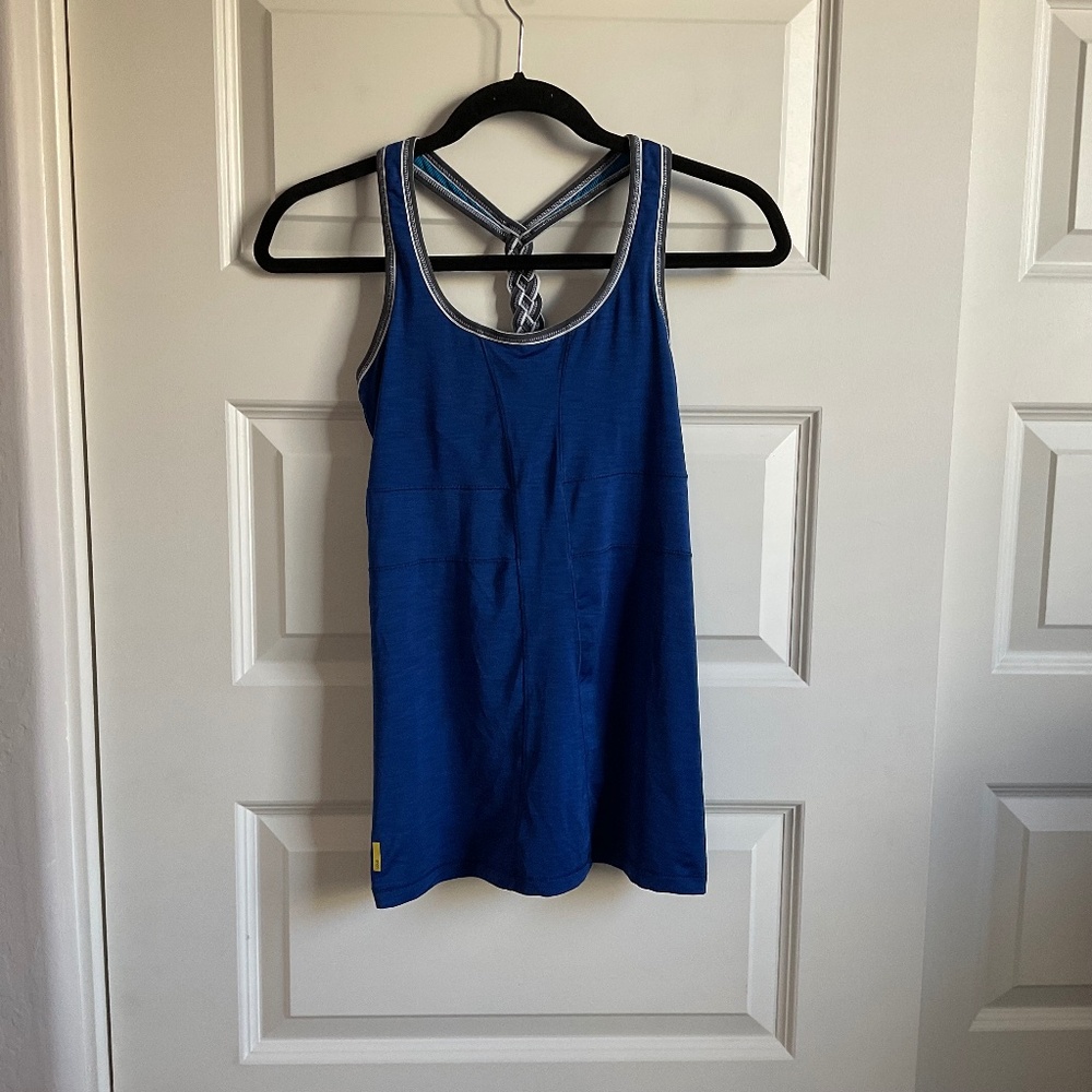 Lole UPF 50+ Braided Back Athletic Moisture Wicking Tank Top - Size Small